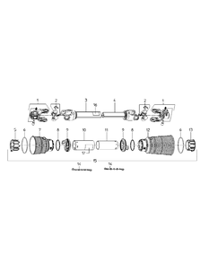Driveline #1a169161 And Above Diagram and Parts List for FM72 59A40033727 Cub Cadet Lawn Tractor Accessories